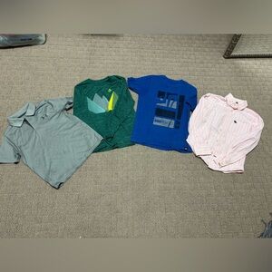 Kids Graphic and Polo Shirt Set size small